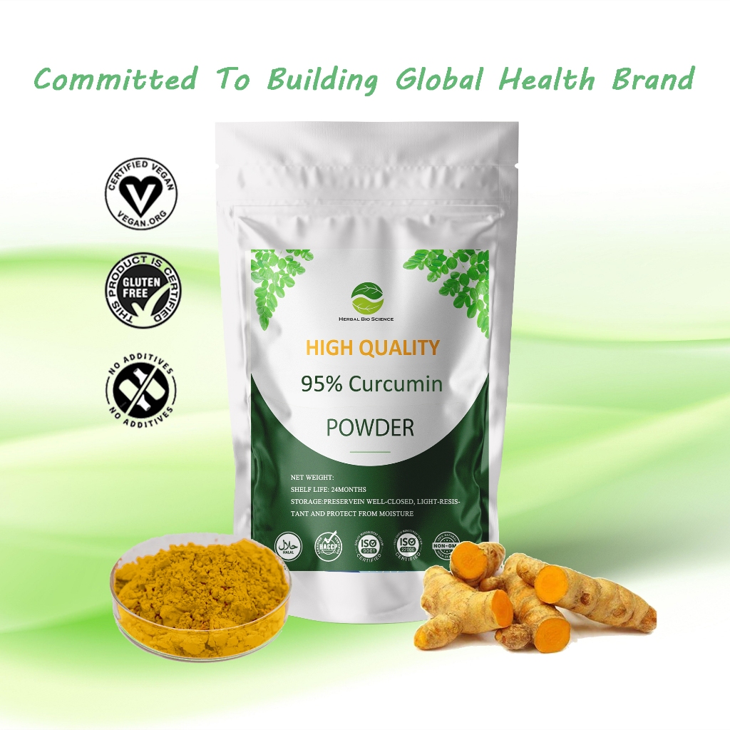 【High Quality】Pure Natural 95% Curcumin Powder/Curcuma Xanthorrhiza ...