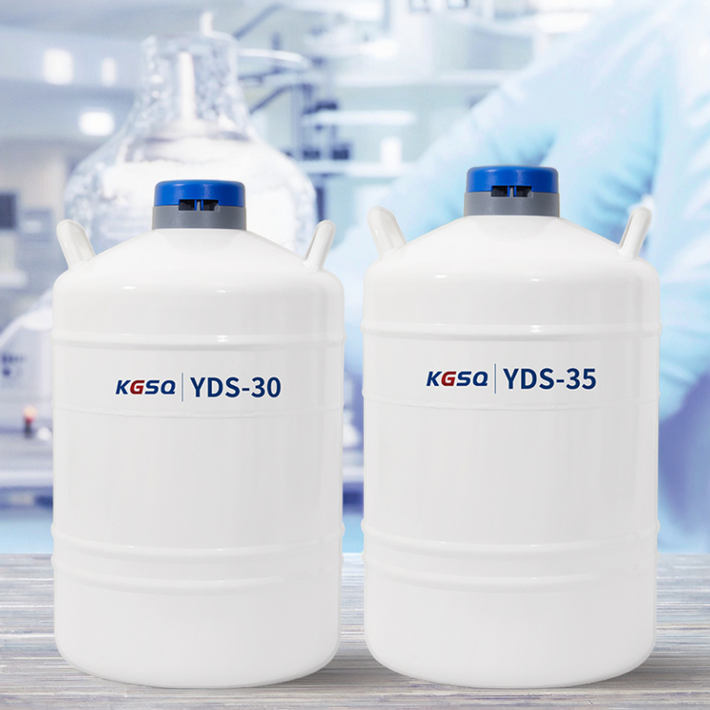30L Cryogenic Storage Container Liquid Nitrogen Tank Cell Storage Dewar ...
