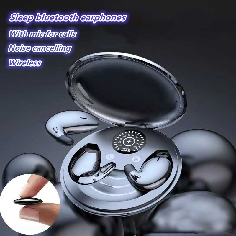 Small sleep noise cancelling Bluetooth earphones with mic for calls ...