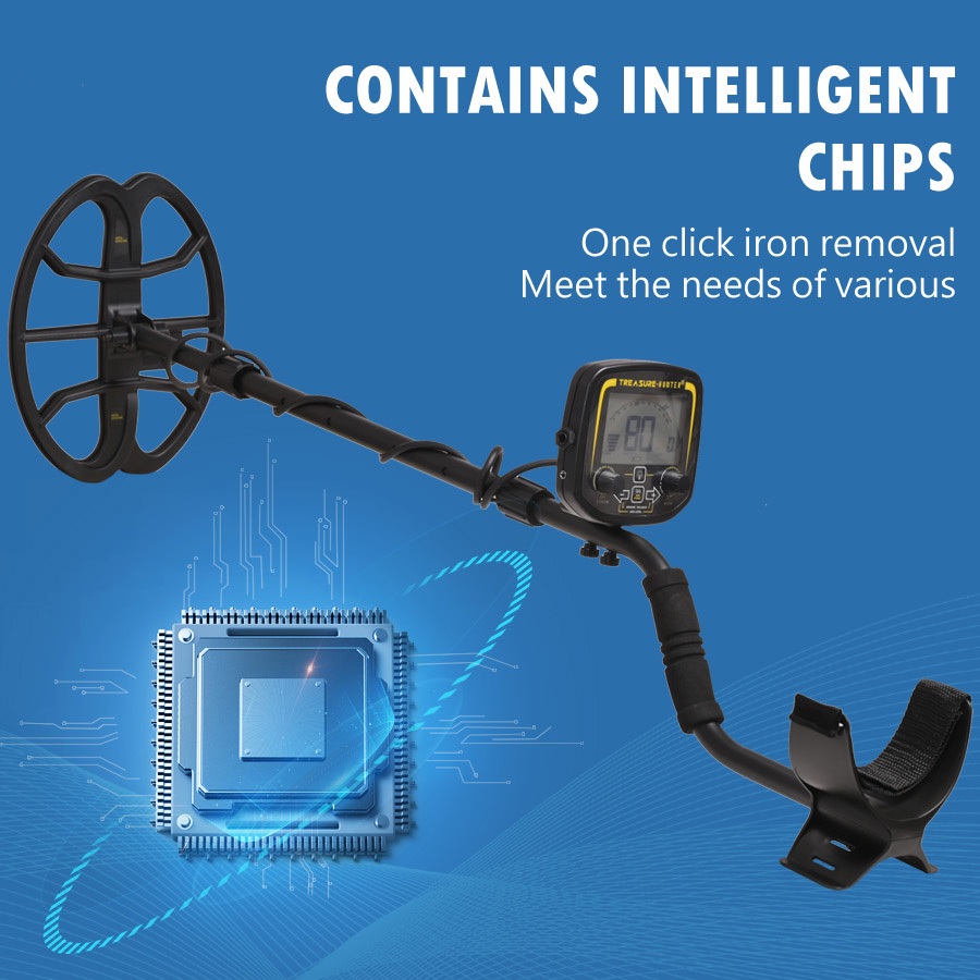 New Professional Gold Metal Detector Underground Waterproof Detector ...