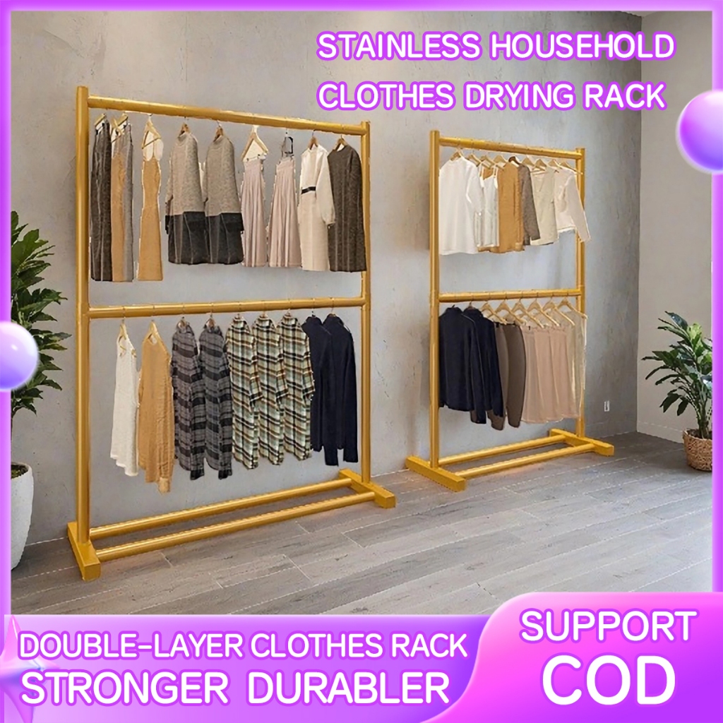 Stainless Heavy Duty Bedroom Household Simple Clothes Drying Rack ...