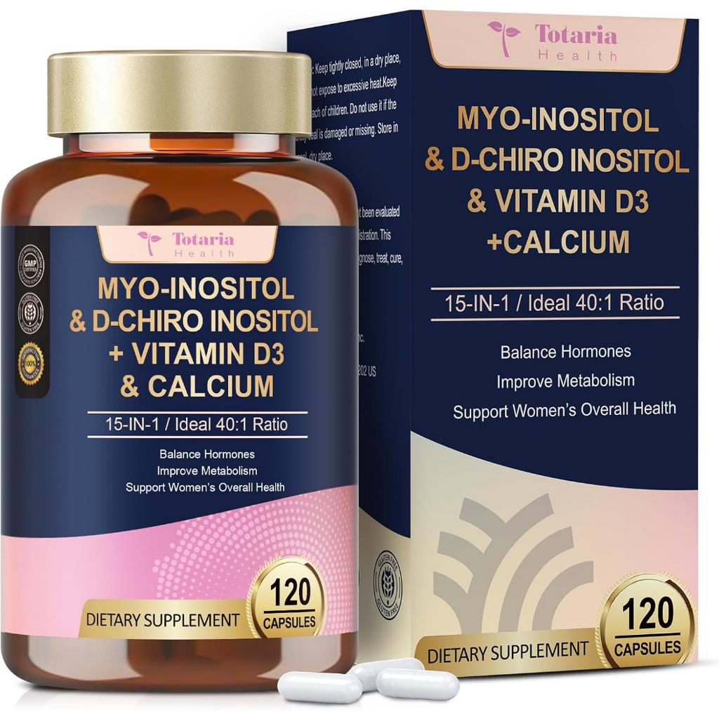 Totaria 15-in-1 Myo-Inositol & D-Chiro Inositol, 2050 mg Inositol ...