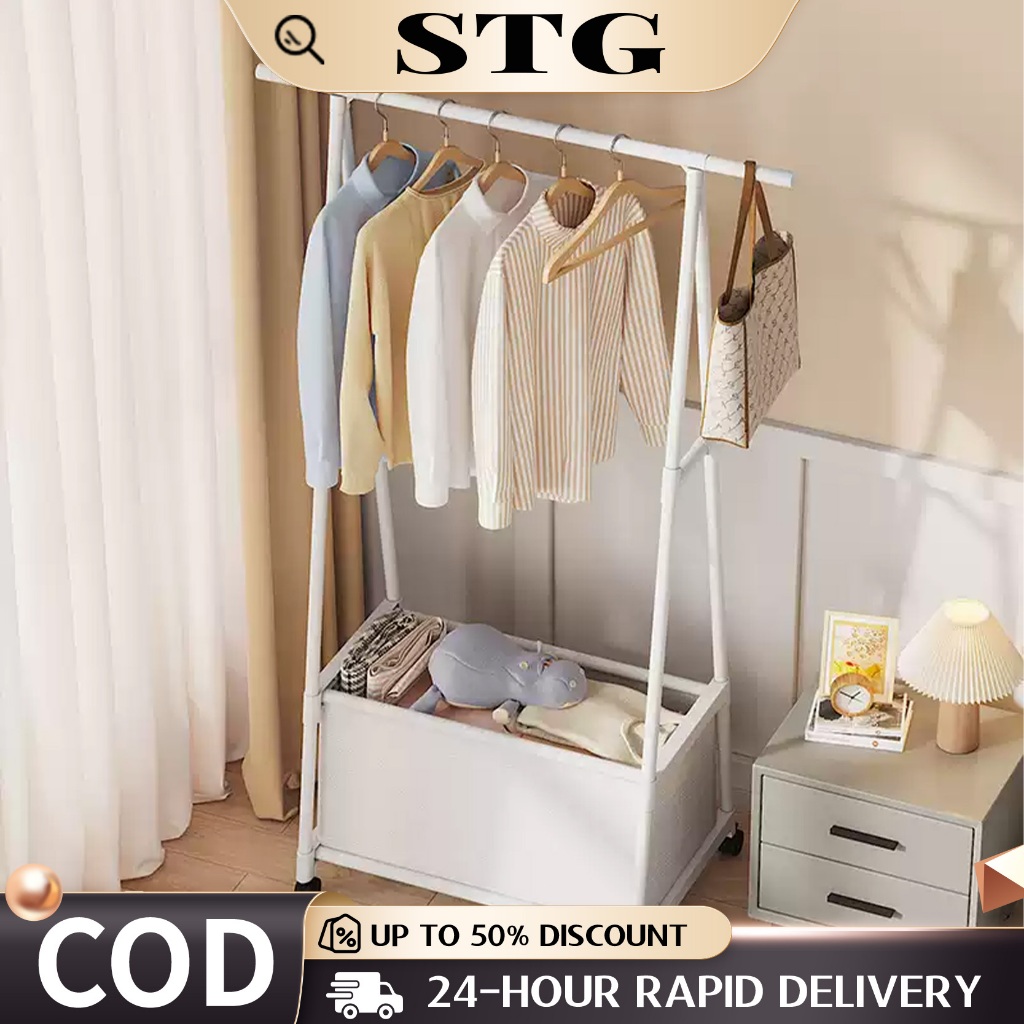 Triangle Coat Rack Bedroom Multi-function Clothes Hanger floor bedroom ...