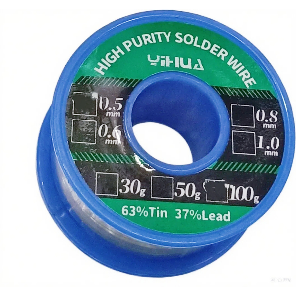 YIHUA 0.8/1.0mm Solder Tin Wire 100g Lead-Free Environmental Protection ...