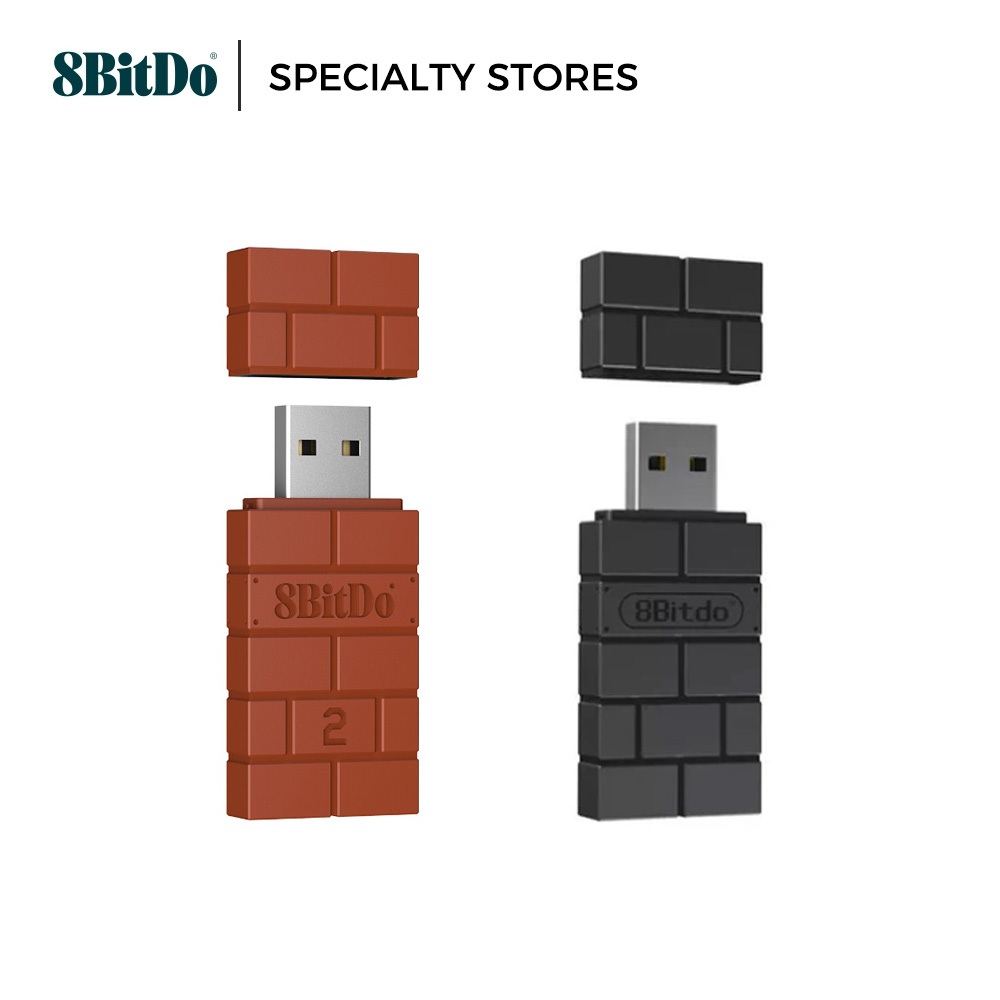 8Bitdo Wireless Bluetooth USB Adapter 2 For Switch/Switch OLED, Windows ...