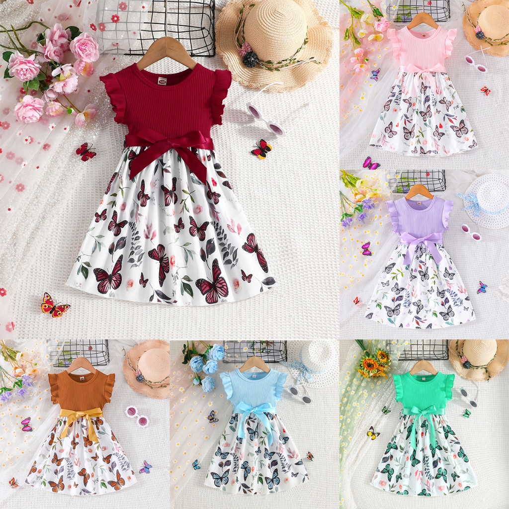 【Ready Stock Selangor】Baju Raya Budak Perempuan 3-7 Tahun | Gaun Kanak ...