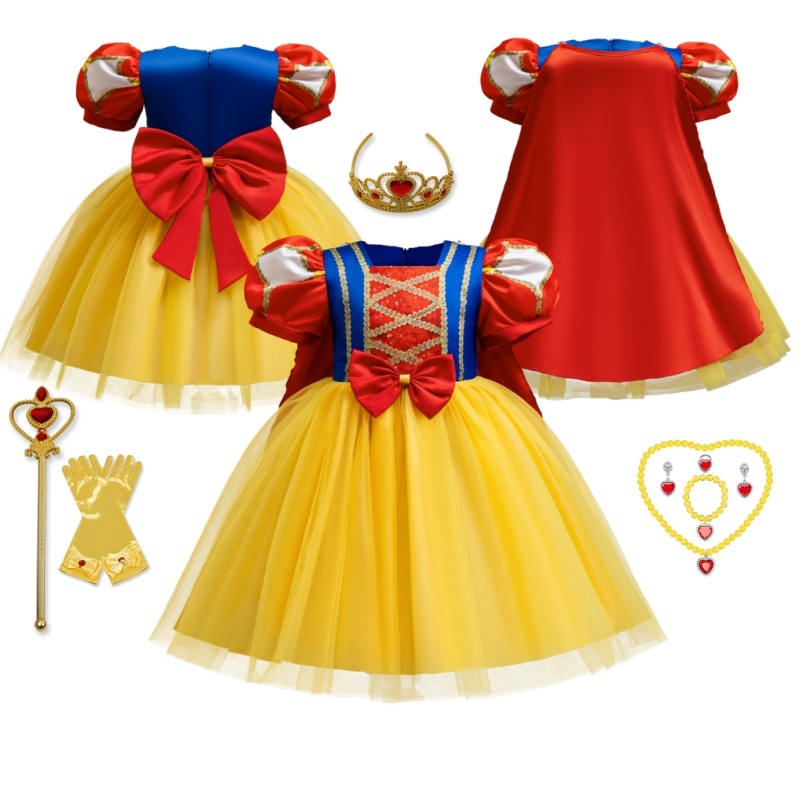 NNJXD 1-5 Girls Halloween Party Cosplay Dress Snow White Stage Play Cosplay  Princess Dress Theme Party Celebration Dress | Shopee Malaysia