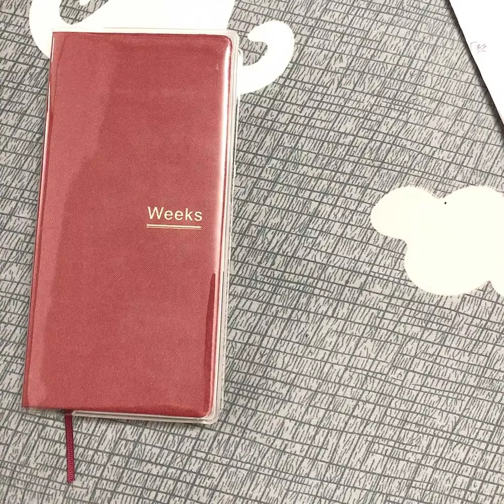 Transparent Matte Protective Cover for Weeks Plan Notepad Weekly ...