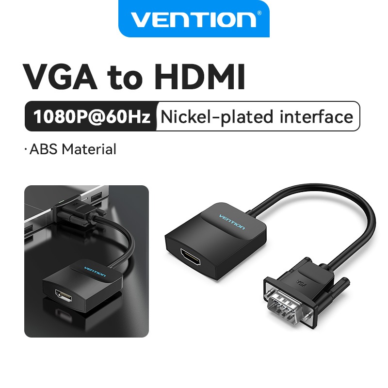 Vention VGA to HDMI Converter 1080P HD Audio Video Adapter VGA HDMI  Connector