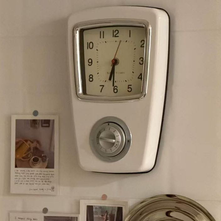 Medieval Style Iron Shell Clock, Silent Clock, Kitchen Countdown Timer ...