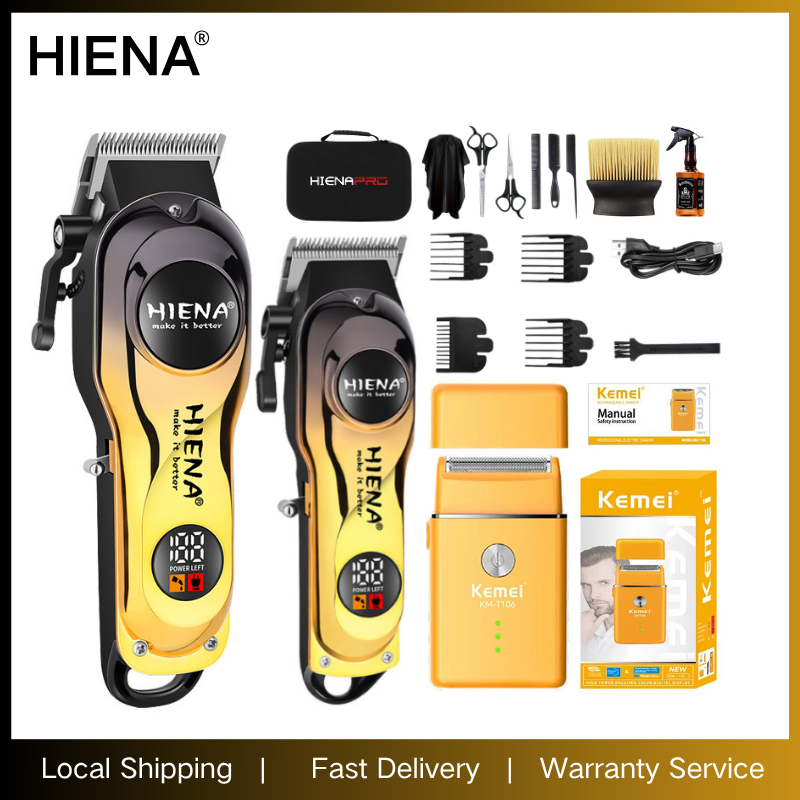 Hair Clipper Set Professional Electric Hair Clipper Rechargeable Hair ...