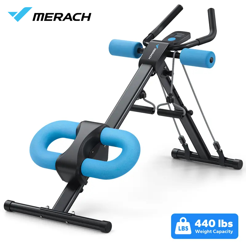 MERACH Adjustable Ab Trainer Machine for Abs Workout at Home Gym ...