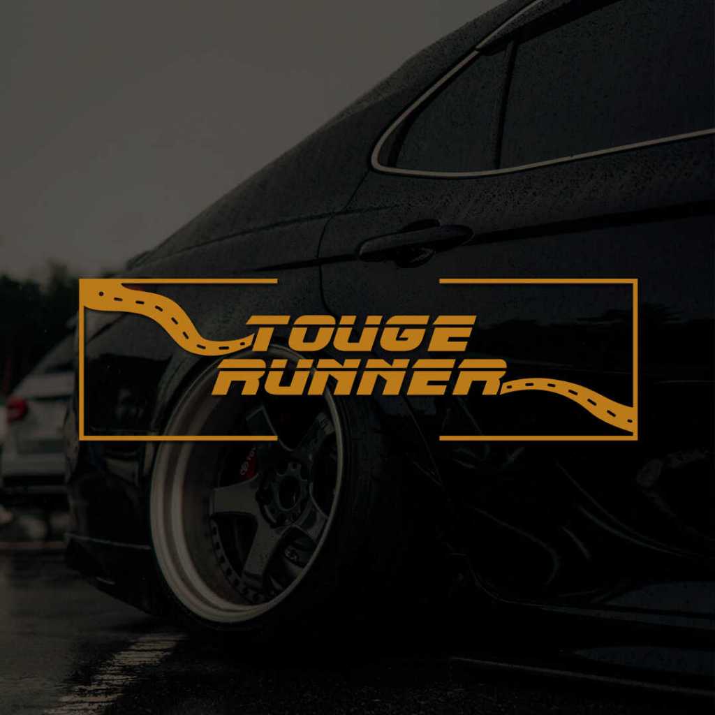 RUNNER JDM Car TOUGE RUNNER Car Sticker Sunscreen Water Unique Front ...