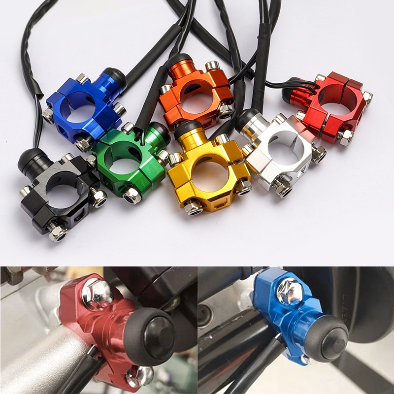 Motorcycle Engine Stop Start Kill CNC Switch 7/8inch 22mm Universal ...