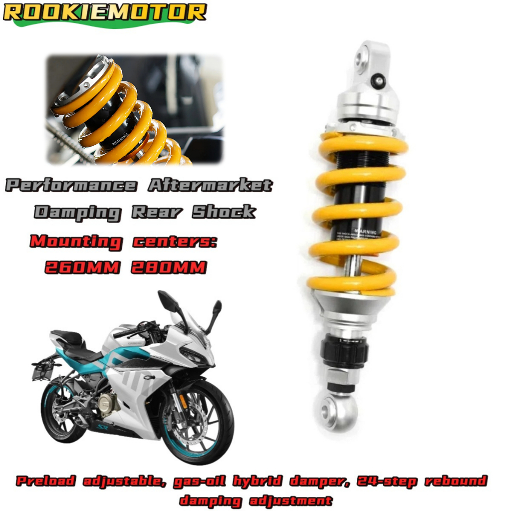 Upgraded Motorcycle Rear Shock for CFMOTO 250SR/300SR/150NK/250NK/ST ...