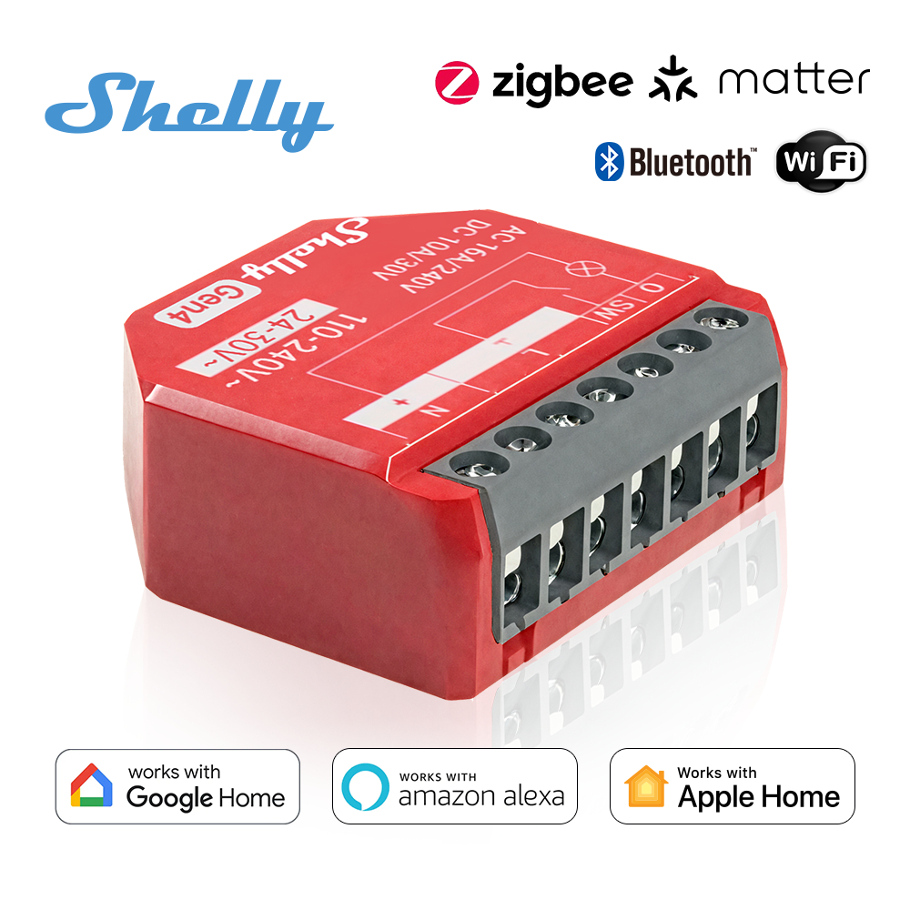 Shelly 1PM Gen4 controls lights and appliances, providing remote ...