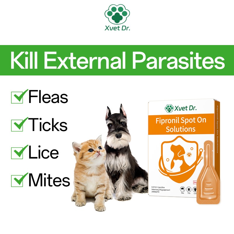 View of Xvet Dr Cat Flea Dog Fleas Ticks Mites Paling ubat kutu kucing ubat ...