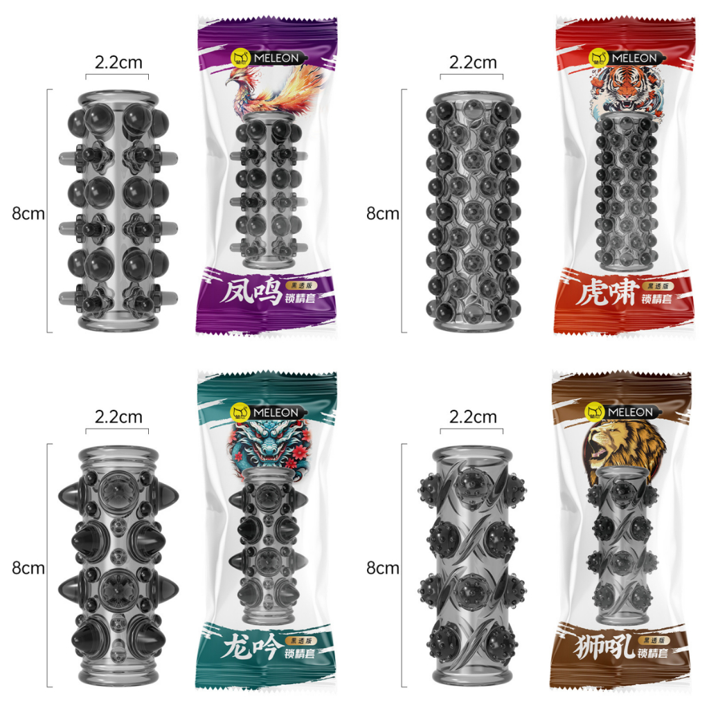 [MELEON] Men's Large Particles/wolf Teeth/Put Bead Condom Time-lapse ...
