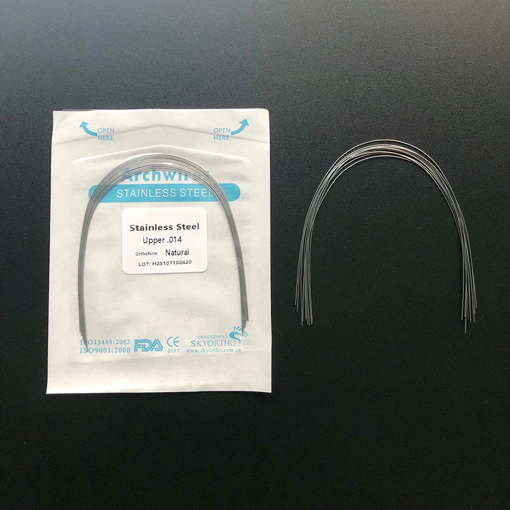 Stainless Steel Wire Ovoid / Natural Round Rectangle Orthodontic Arch ...