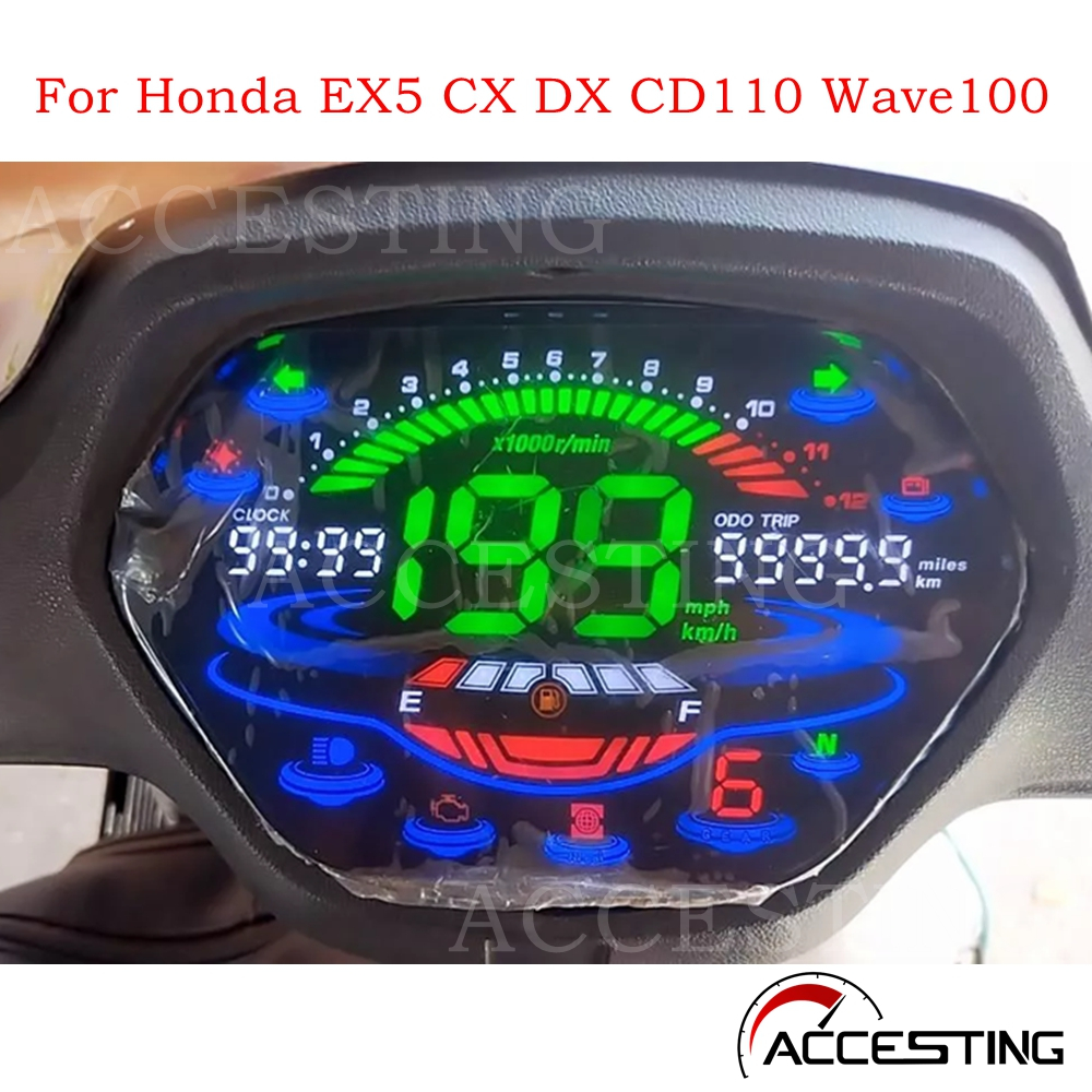 For Honda EX5 CX DX CD110 Wave100 Alpha Class1 Ori Tokyoda Full LED ...