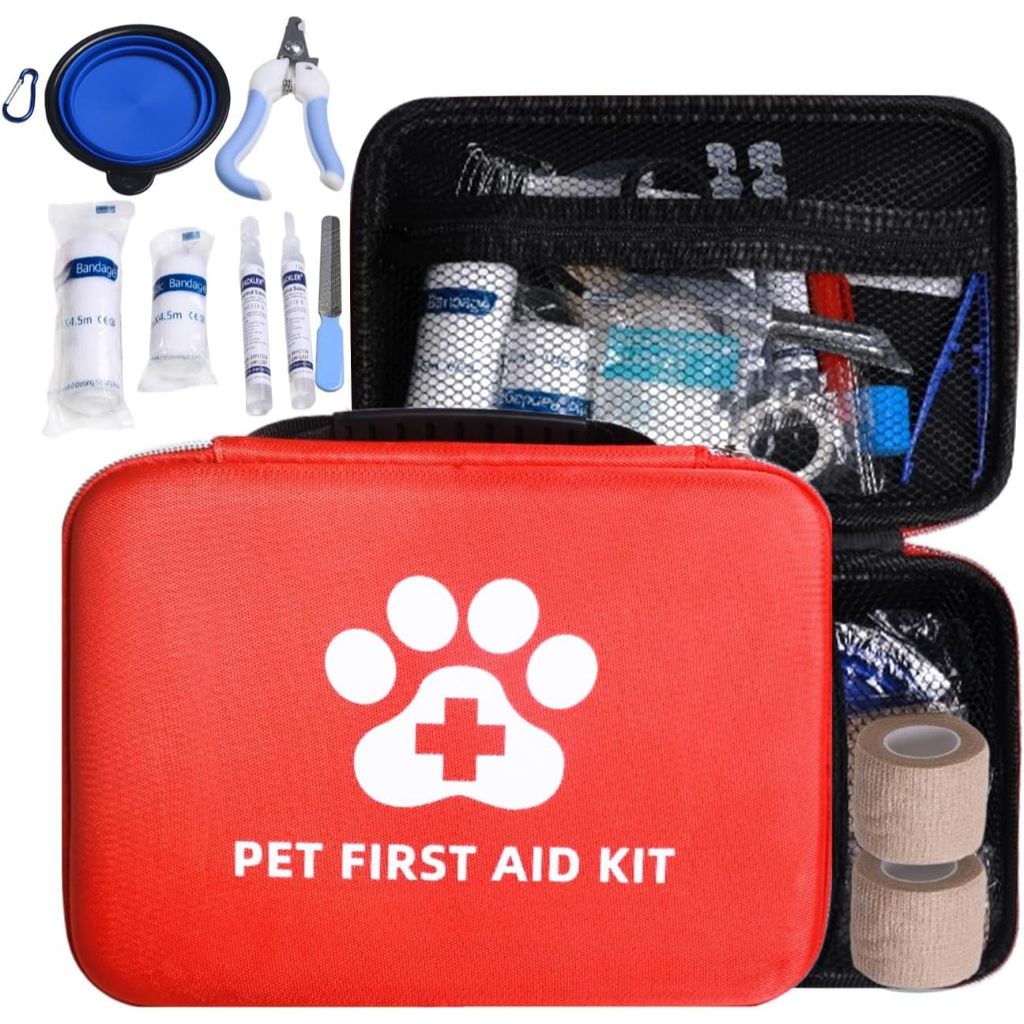Dog First Aid Kit - Emergency Supplies for Dogs & Cats - Medical
