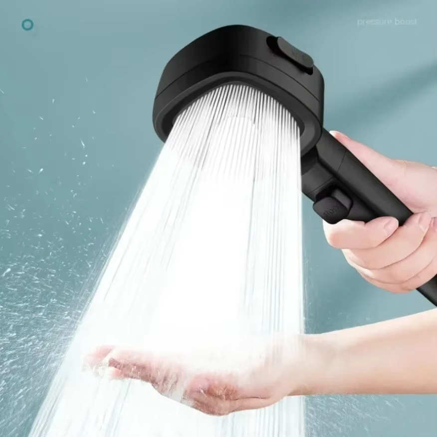 3 Modes Nozzle Shower Head High Pressure Boosting Adjustable Filter ...