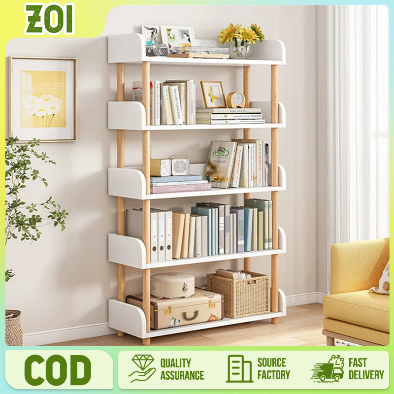 📖【Easy Installation】Rak buku，shelf Multipurpose Shelf Bookshelf Home ...