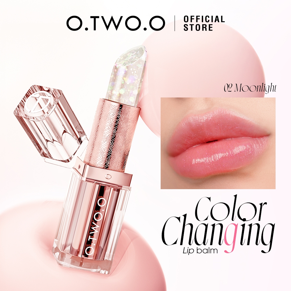 O.TWO.O Color Changing Lip Blam lip Care Thermochromic Lipstick 2 ...