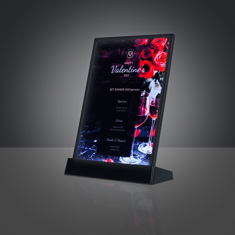 A4 A3 Led Light Box Rechargeable Changeable Display Menu Led Poster ...