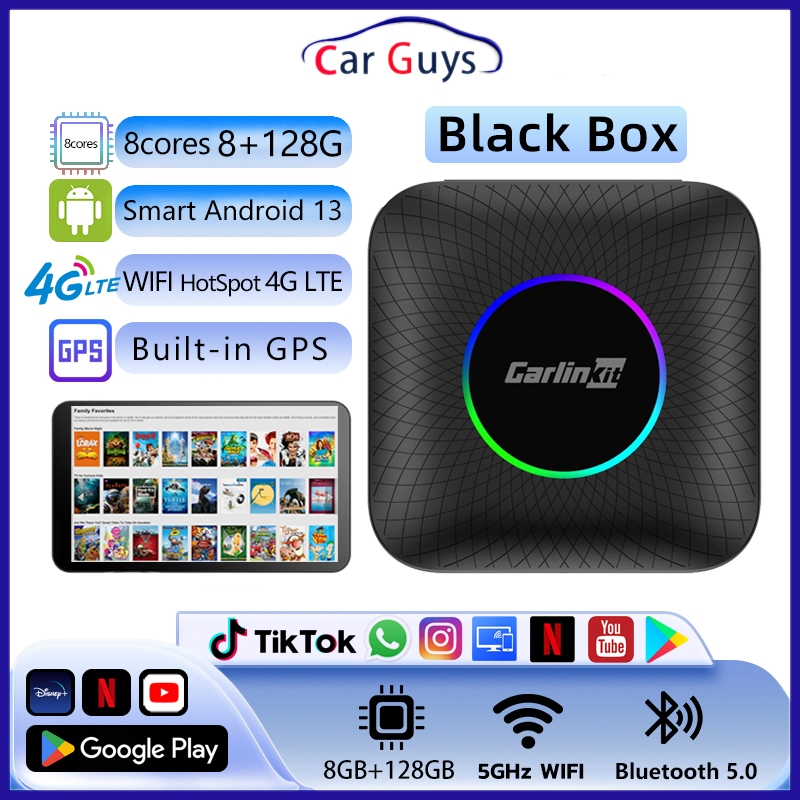 Carlinkit Carplay AI Box android auto Wireless Carplay Dongle car ...