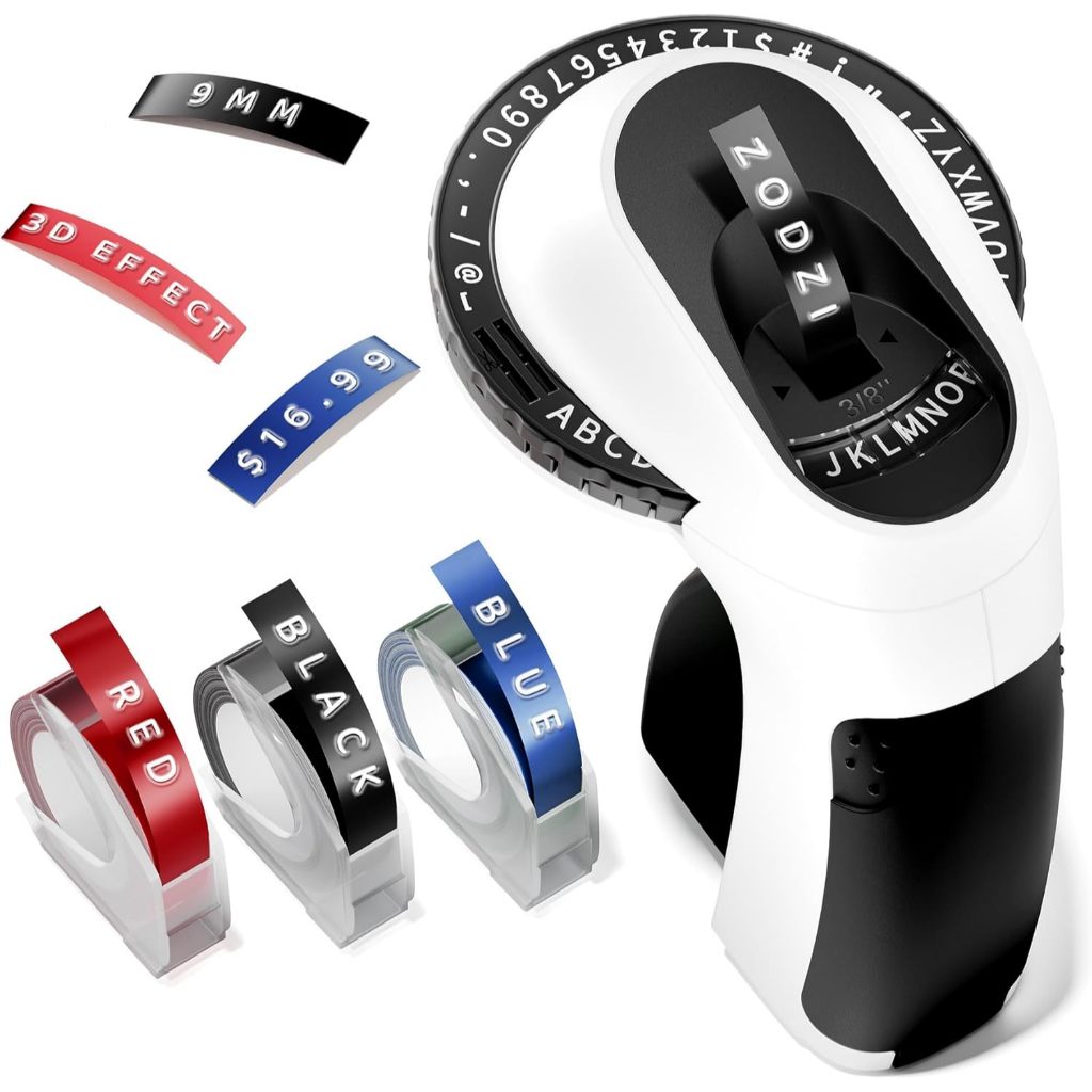 Phomemo Embossing Label Maker, Vintage Embossed Label Makers, Manual ...