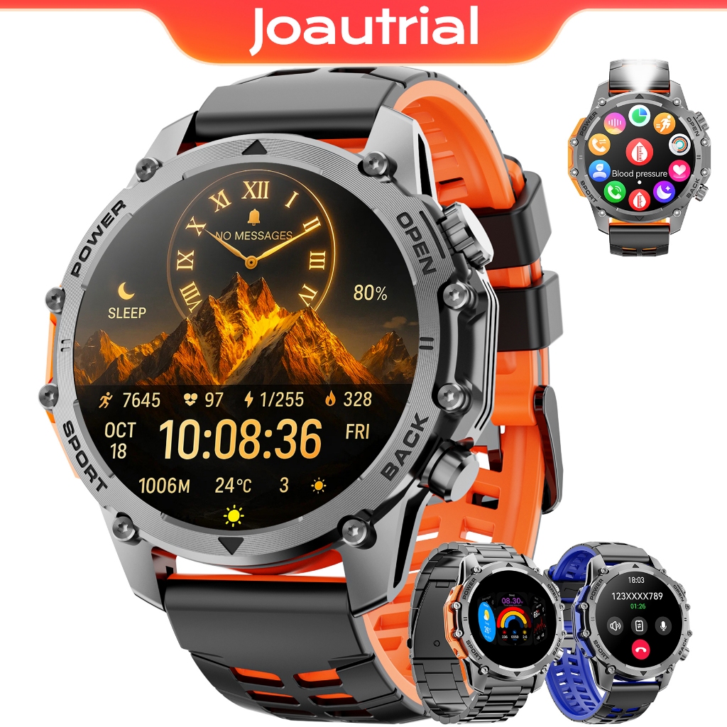 Joautrial I130 Bluetooth Waterproof & Shockproof HD LED Man Smart Watch ...