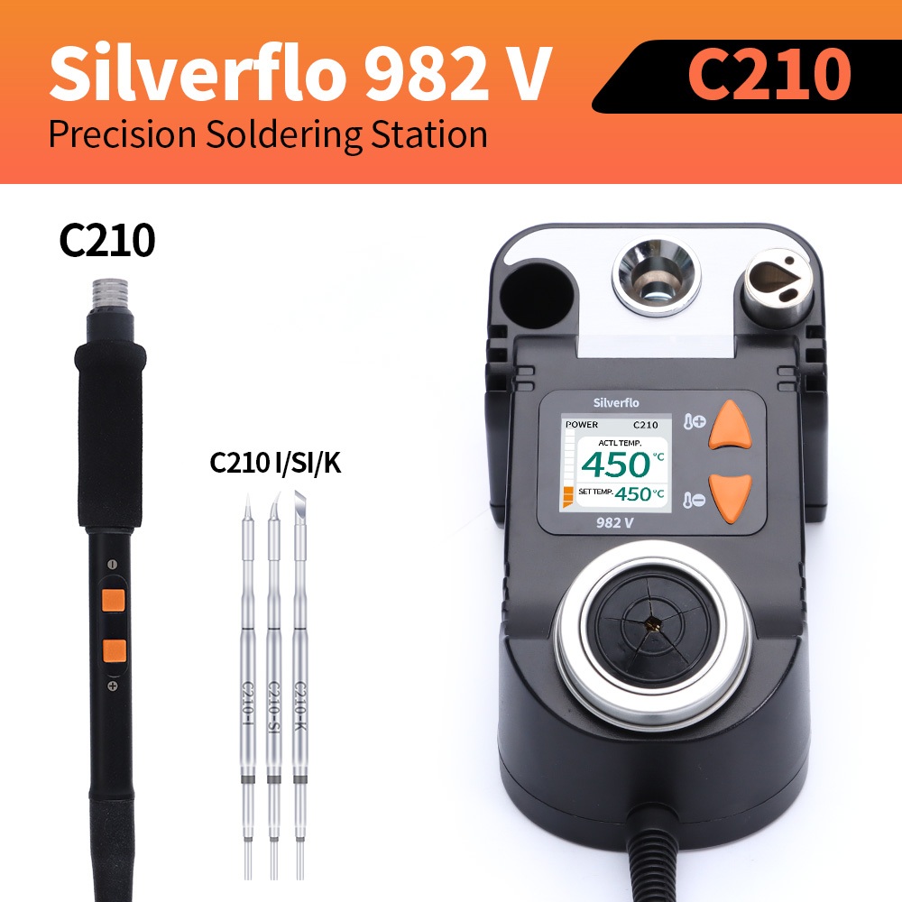 Silverflo 982-V Precision Soldering Station Portable Soldering Station ...