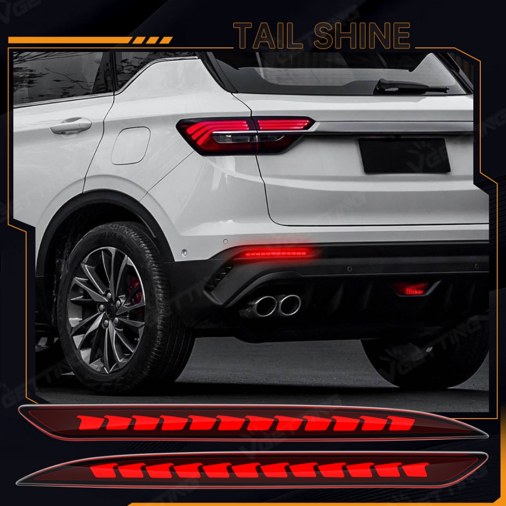 For Geely Coolray Proton X50 2018 2019 2020 2021 LED Rear Bumper ...