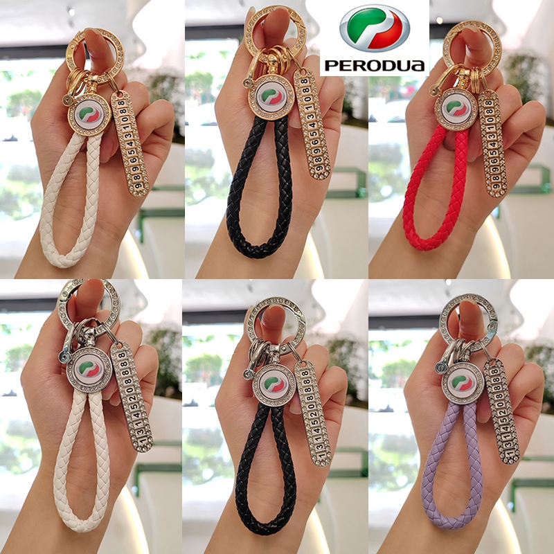 Perodua car keychain for Bezza Axia Myvi Aruz Traz Ativa Alza Viva ...