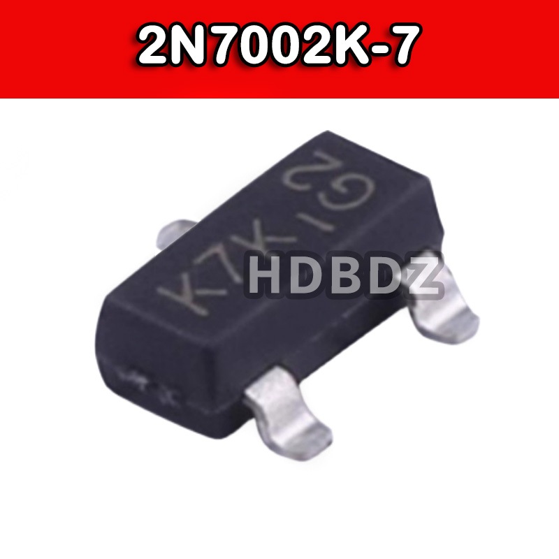 20~50PCS 2N7002K-7 SOT23 K7K 0.38A 60V Nchannel IC SMD transistor ...