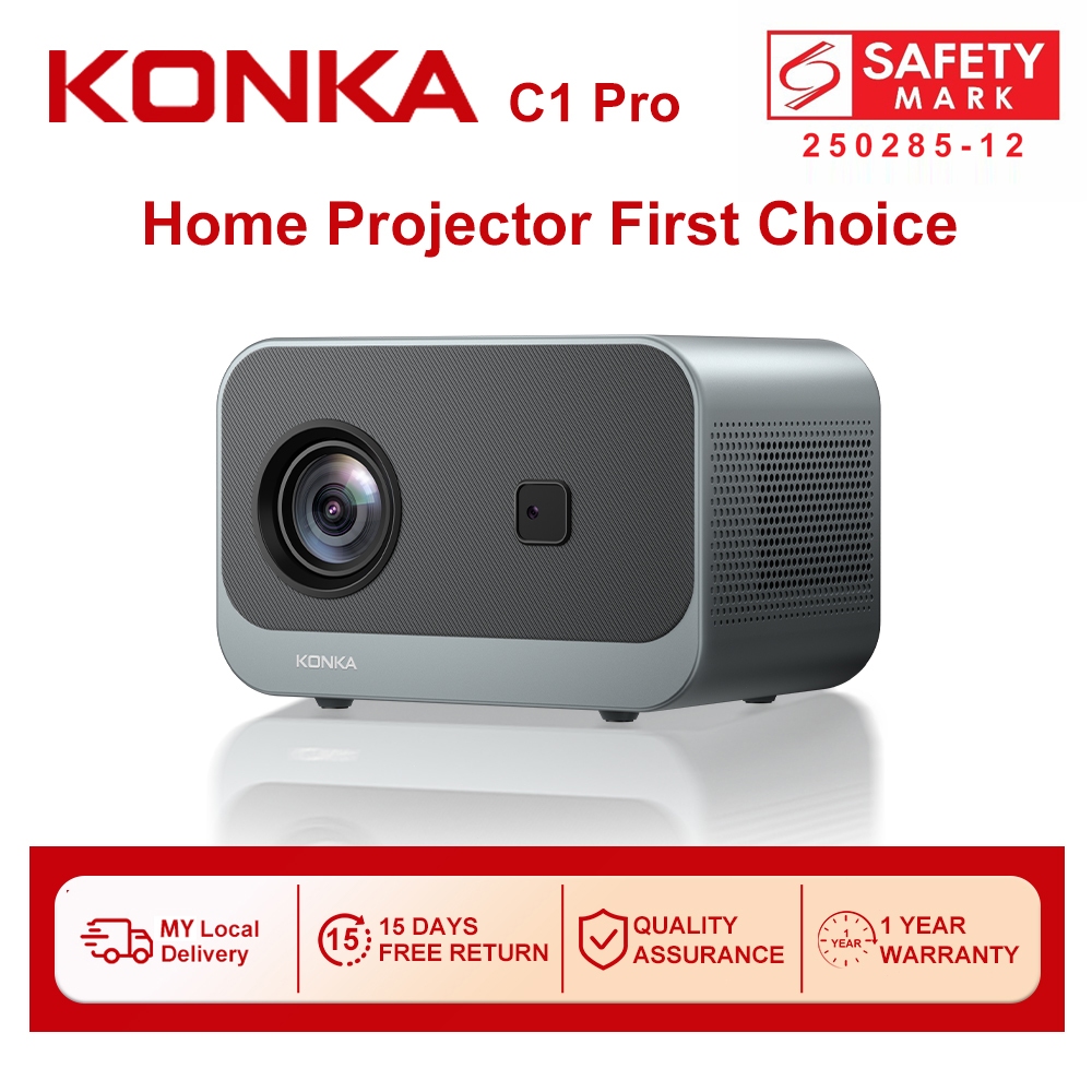 Konka/康佳 C1 pro Portable Projector Mini 4K with Wifi6 and Bluetooth ...