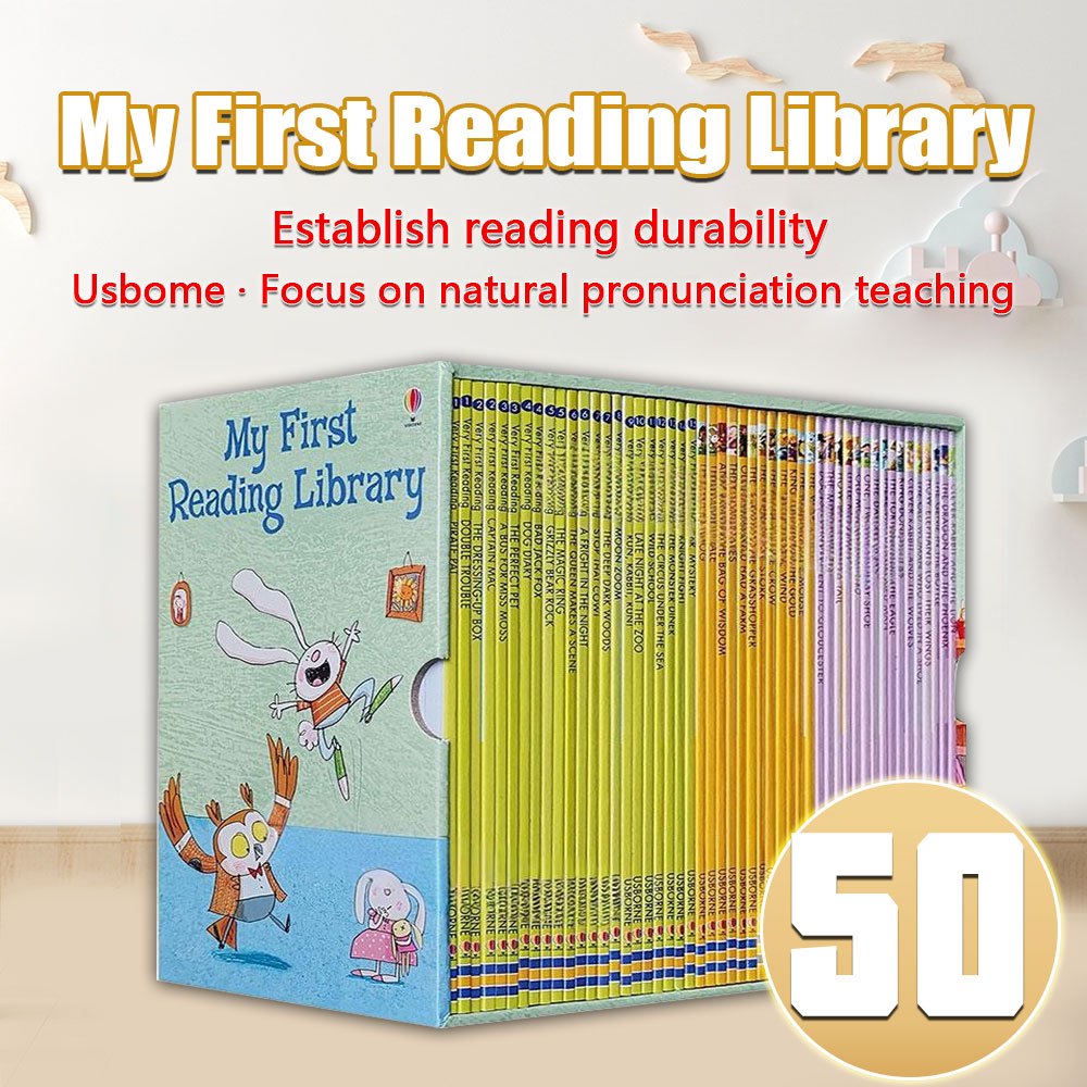 Usborne My First Reading Library series 50 Books Learning English Story ...