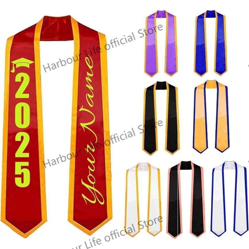 Custom Graduation Stole Class of 2025 Personalized Graduation Sash ...
