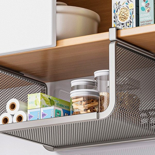 Kitchen Shelf Storage Handy Tool Cabinet Inner Layered Retractable ...