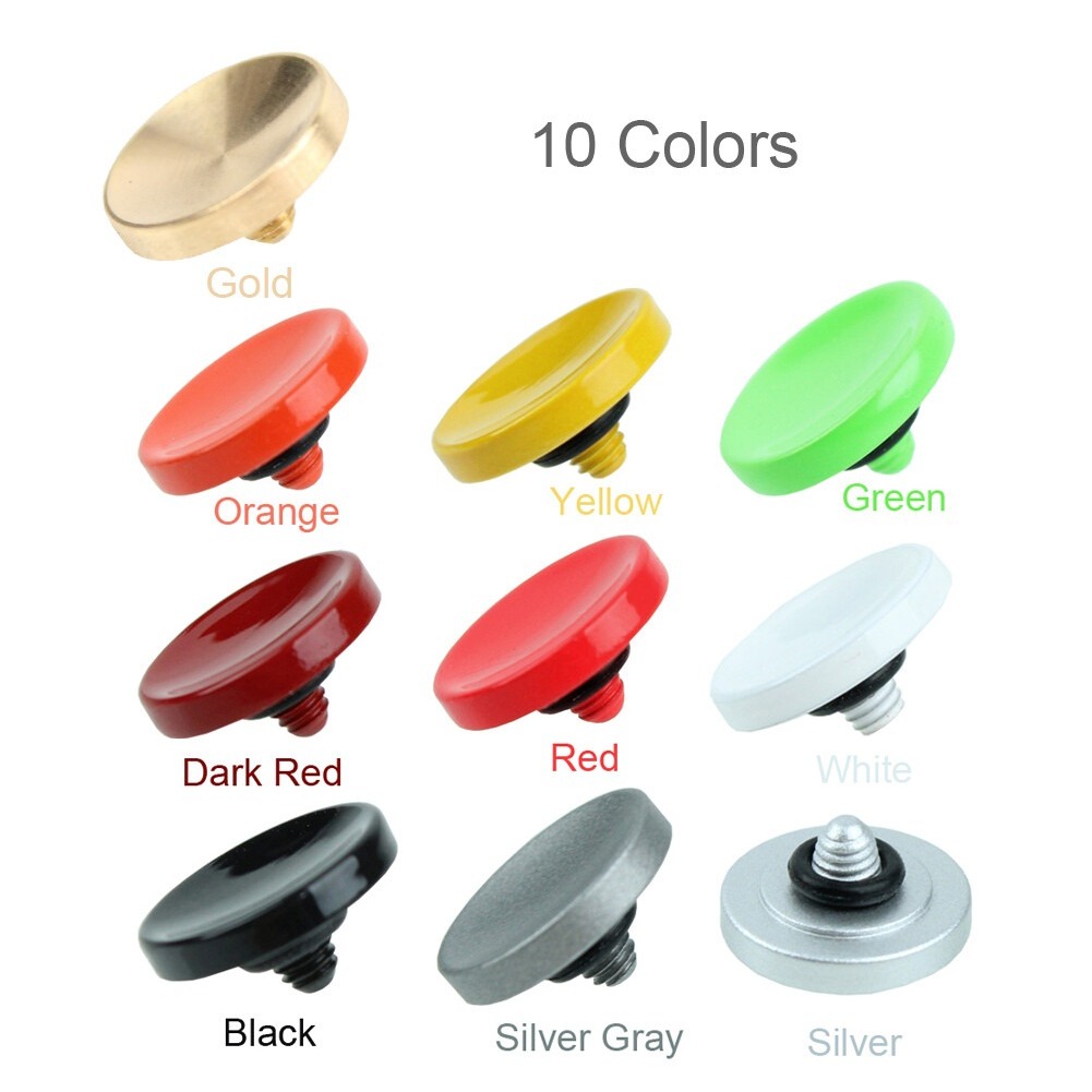 11mm Brass Concave Shutter Release Button With Rubber Ring for Fujifilm ...