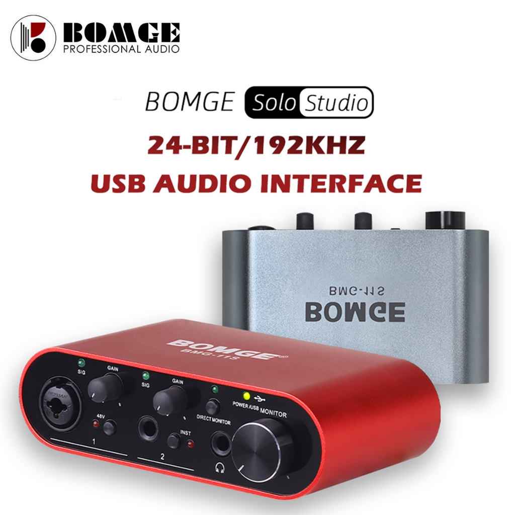 BOMGE BMG11S 3rd Gen USB Audio Interface, for the Guitarist, Vocalist ...