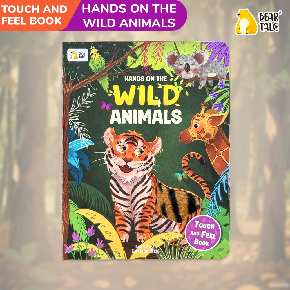 Bear Tale My First Touch Wildlife Interactive Book Tiger Lion Early ...