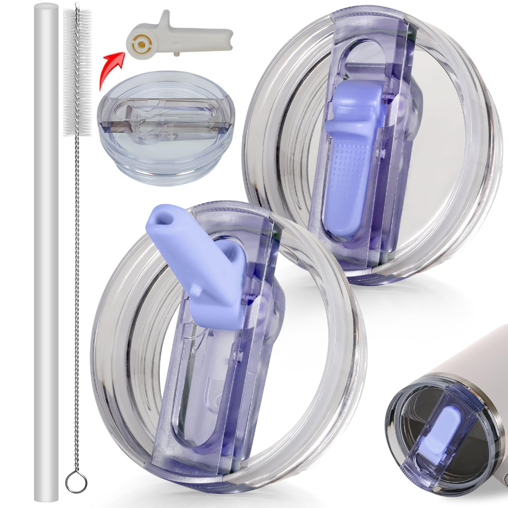 Couvercle Flip Avec Paille Anti-fuite Pour Gobelet Stanley - Compatible 20oz Et 30oz