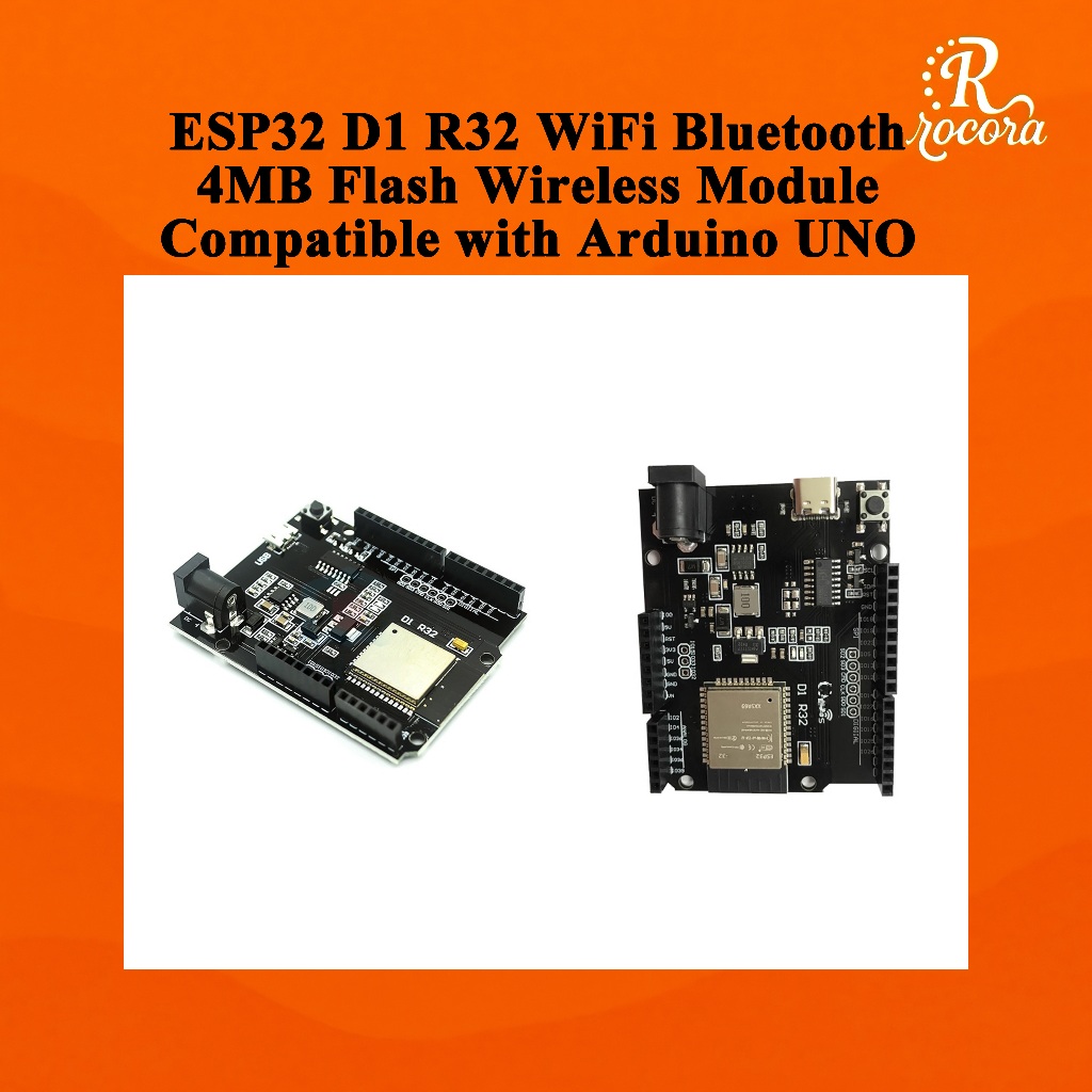 ESP32 D1 R32 WiFi Bluetooth 4MB Flash Wireless Module Compatible with ...