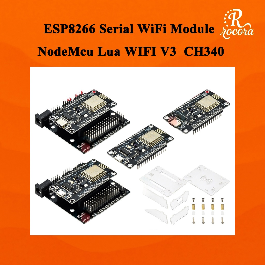 ESP8266 NodeMCU Lua V3 WiFi Development Board CH340 USB for Arduino IoT ...