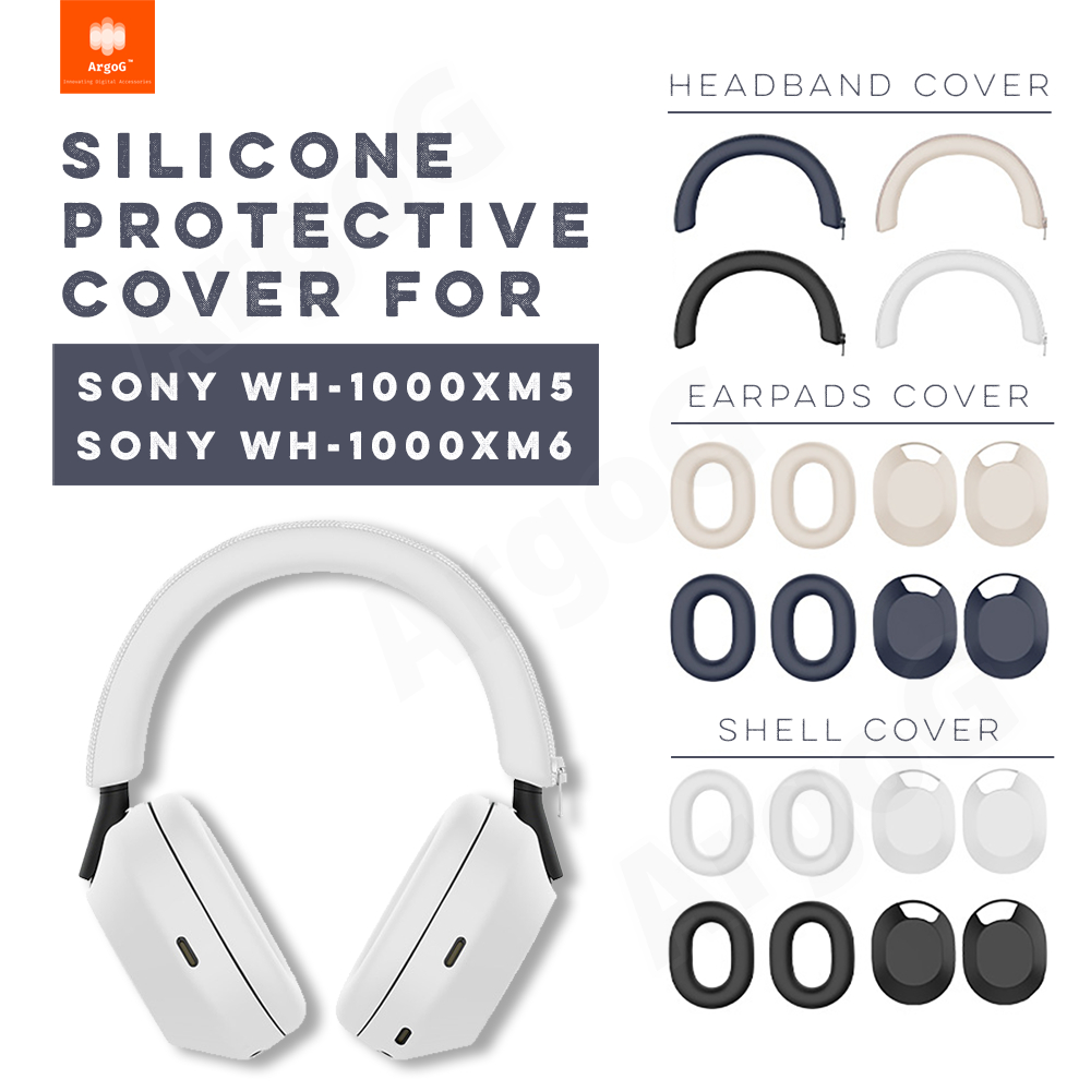 Silicone Protective Case for WH-1000XM5/XM6 Headband Cover Wear&Scratch ...