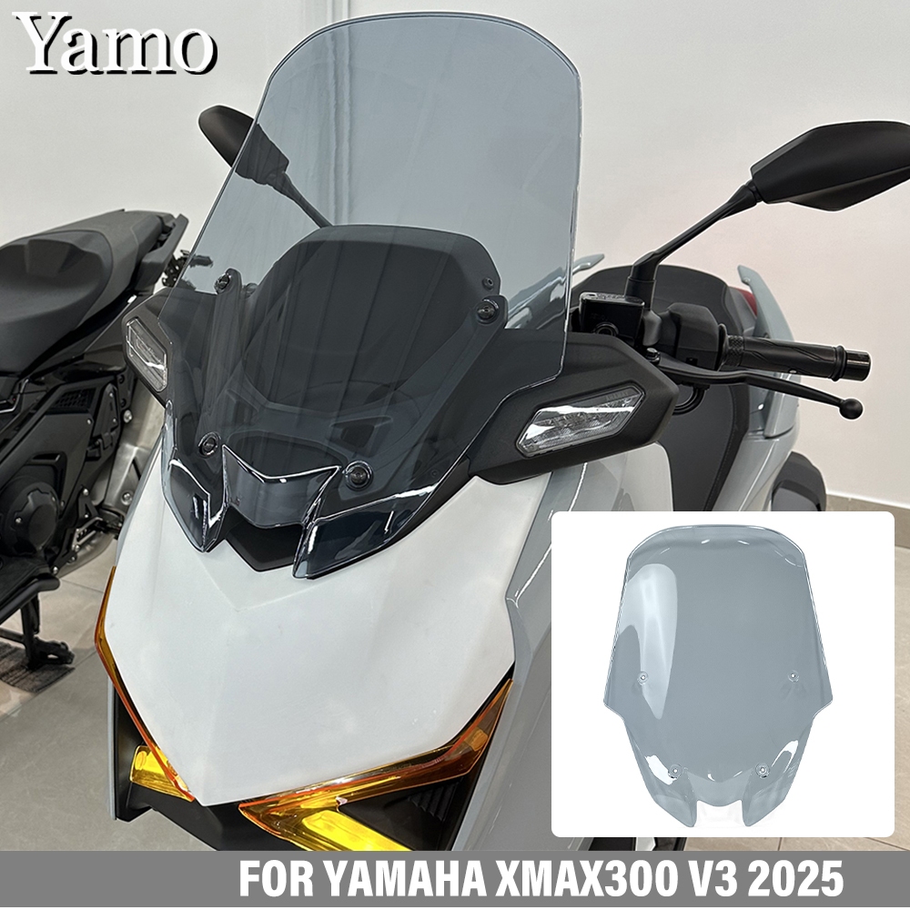 For Yamaha XMAX 300 V3 2025 windshield enlarged style XMAX V3 XMAX 125 ...