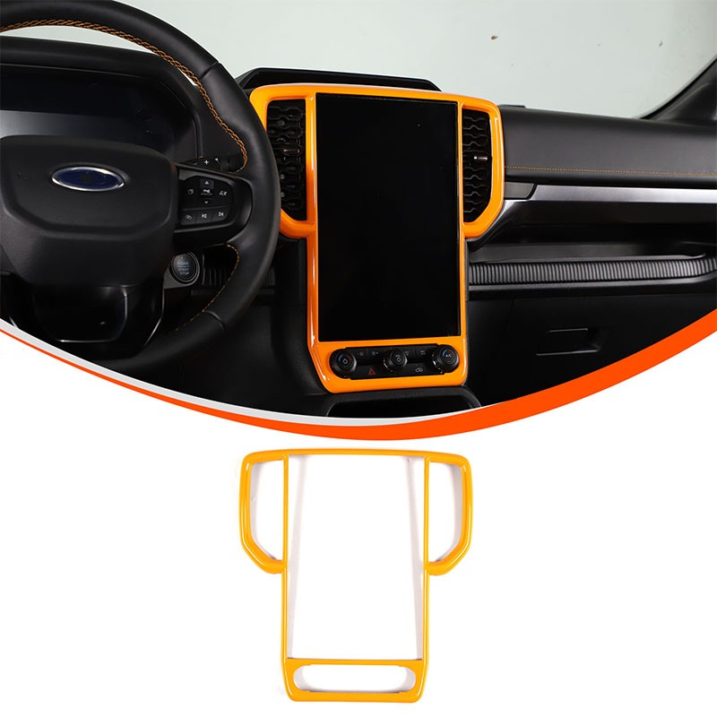Custom Upgrade for 2023+ Ford Ranger ABS Infotainment Screen Trim Frame ...