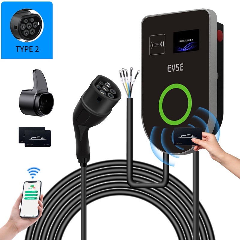 wall-mounted-ev-charger-7kw-single-phase-22kw-three-phase-type-2